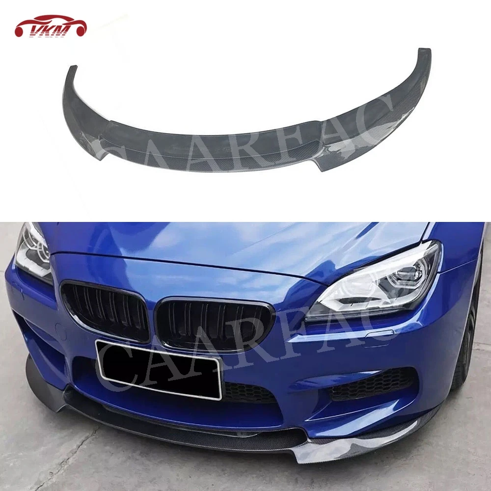 

Carbon Fiber Front Lip Spoiler for BMW 6 Series F06 F12 F13 M6 2014-2017 FRP Head Bumper Chin Aprons Car Styling