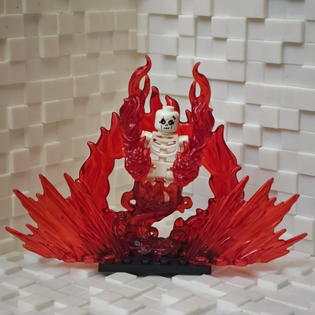 Halloween Skelett-Armee Mini-Puppe MOC Bausteine DIY Zusammengebaute Bausteine Charakter-Puppe Skelett-Pferd Ornamente Spielzeug