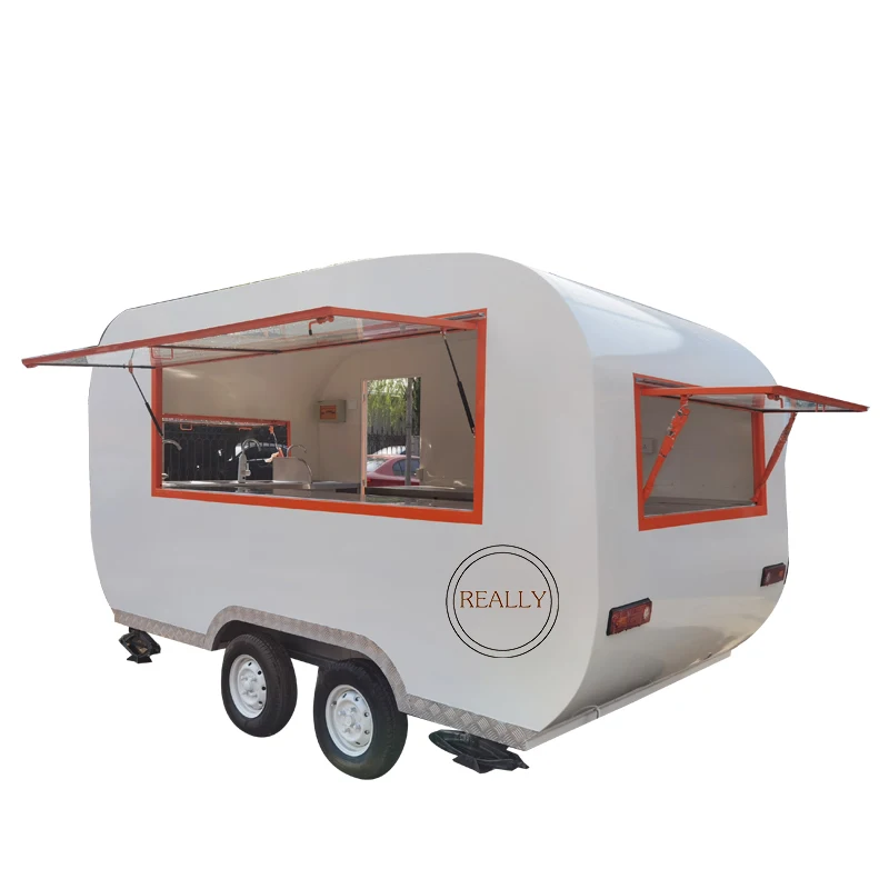 Fashion Camper Bakery Mobile Bars Fast Food Trailer For Sale Europe