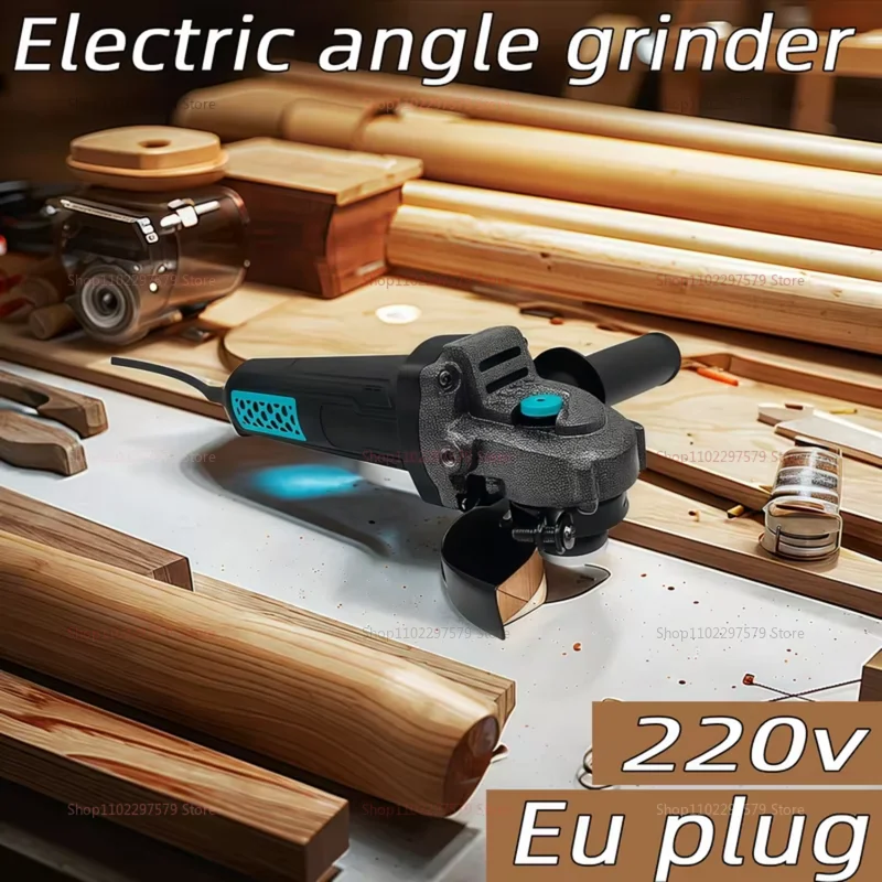 

Electric Brushless Angle Grinder 100mm 220V 10000rpm Metal Wood Power Tool EU Plug Durable Fast Cutting Grinding Machine