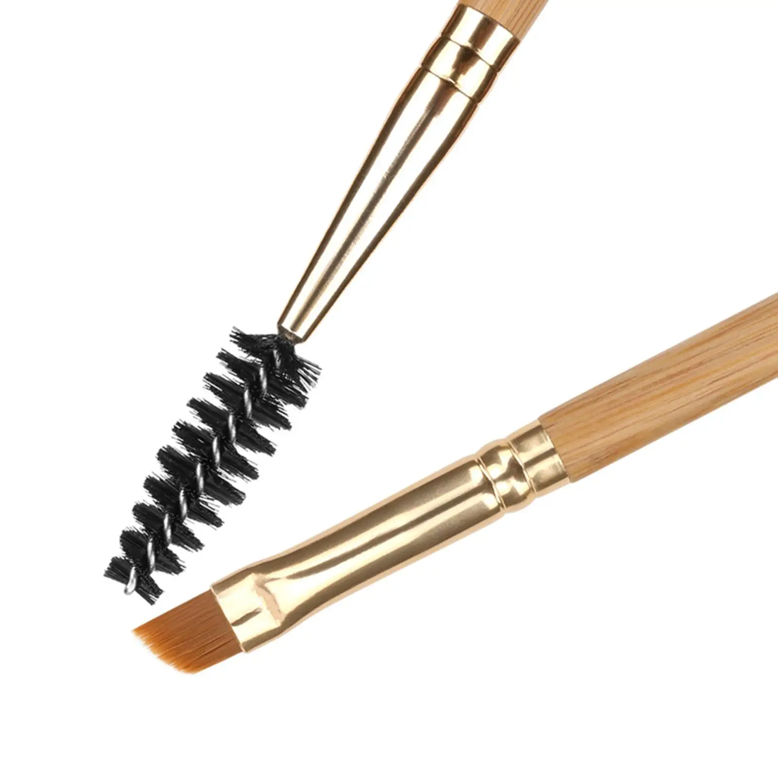 Pente de sobrancelha para mulheres, grooming e blending brow, pincel de sombra, salão de beleza, maquiagem doméstica, extensão dos cílios, 10x2 em 1