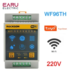 WF96TH Tuya WIFI inteligentny termostat regulator temperatury i wilgotności kontroler poziomu wody inteligentne czujniki wykrywanie przepływów