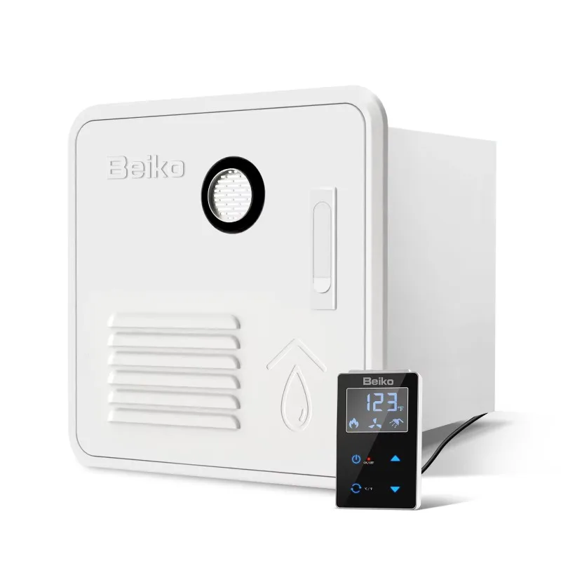 سخان مياه LPG سريع التسخين 12 فولت 12 لتر من المصنع مباشرة، نظام غاز قائم بذاته مع تحكم دقيق في درجة الحرارة لـ RV #1