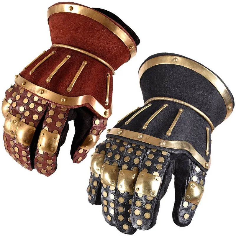 European Knight Armor Plate Armor Gloves Medieval Skin Hourglass Iron Hand Steel Bracer Wear