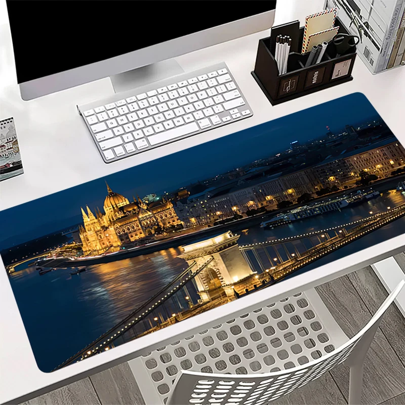 Colorful Mousepad Beautiful night Computer Mouse Pads Keyboard Pad Office Carpet Table Mat Desktop Waterproof Mouse Pad 900x400