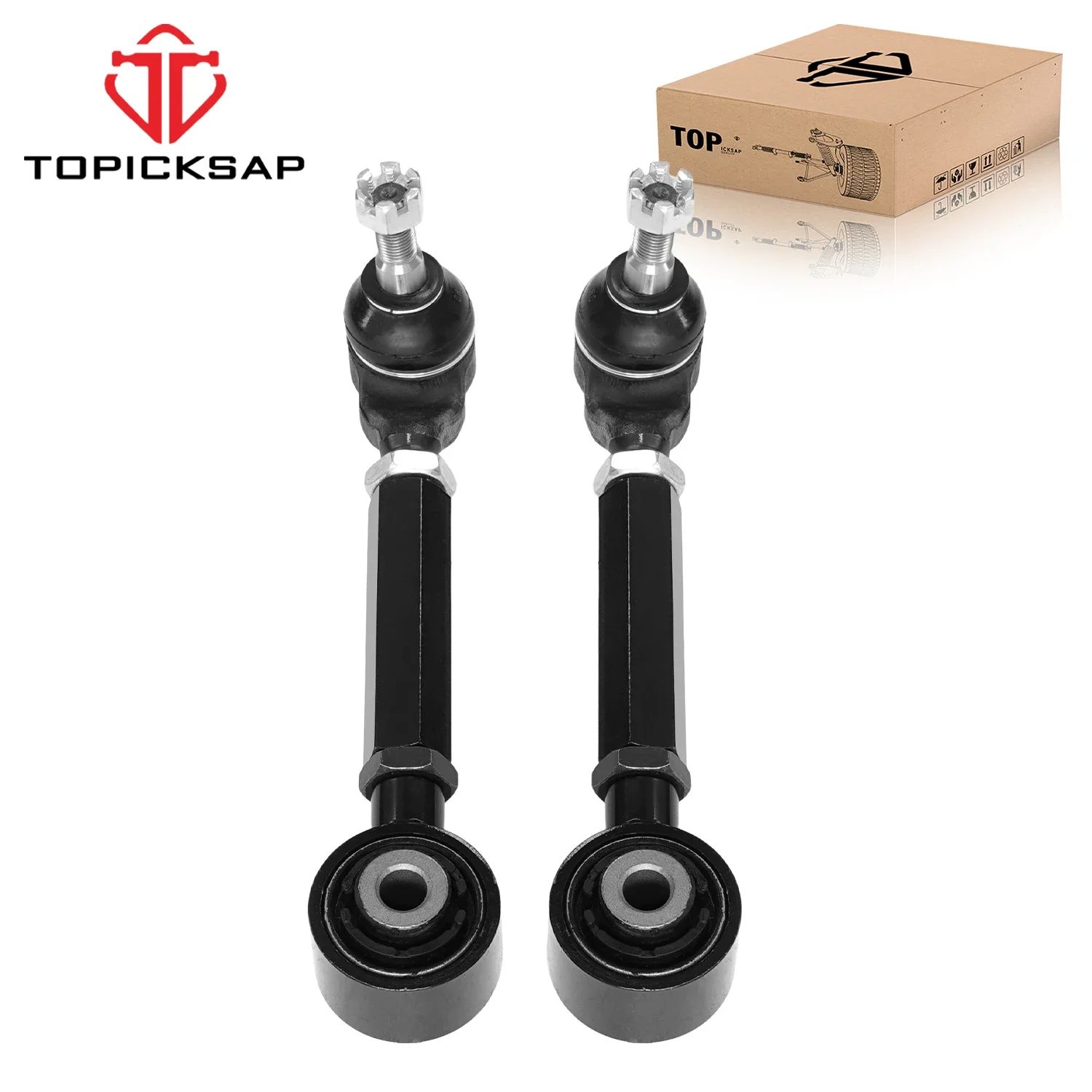 TOPICKSAP 2Pcs Rear Upper Control Arm with Ball Joint for Honda Accord 2003-2007 Acura TSX 2004-2008 K621873
