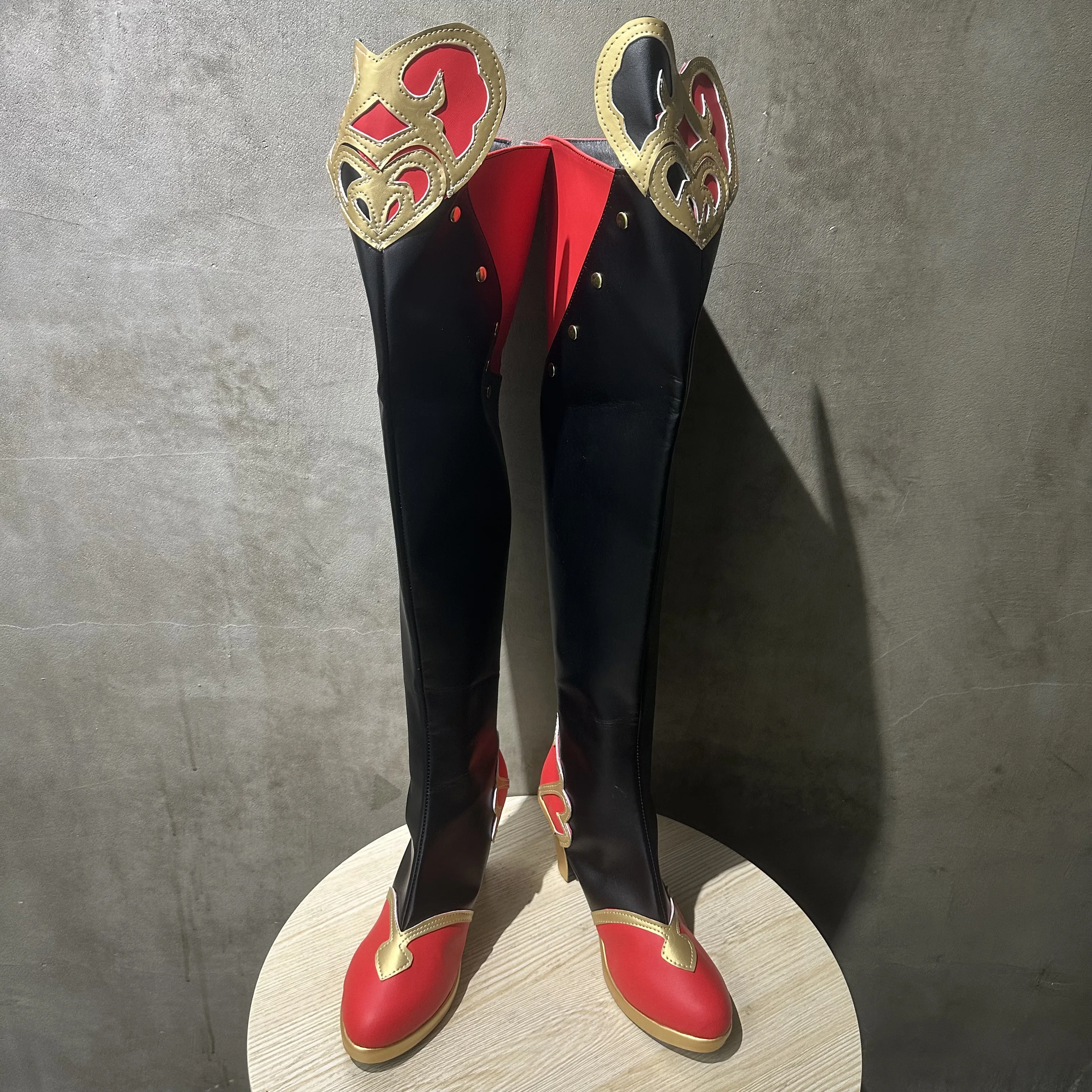 Twisted Wonderland Riddle Rosehearts Schuhe Cosplay Herren Stiefel