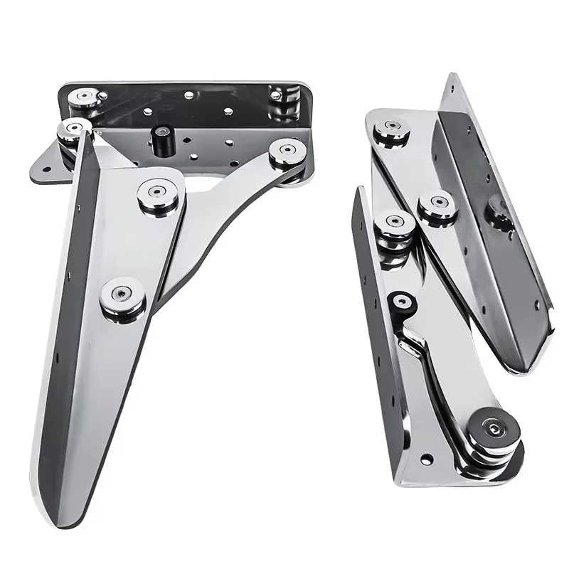 304 316 Stainless Steel Deck Ocean Sofa Bed Furniture Adjustable Folding Hinges with Teak