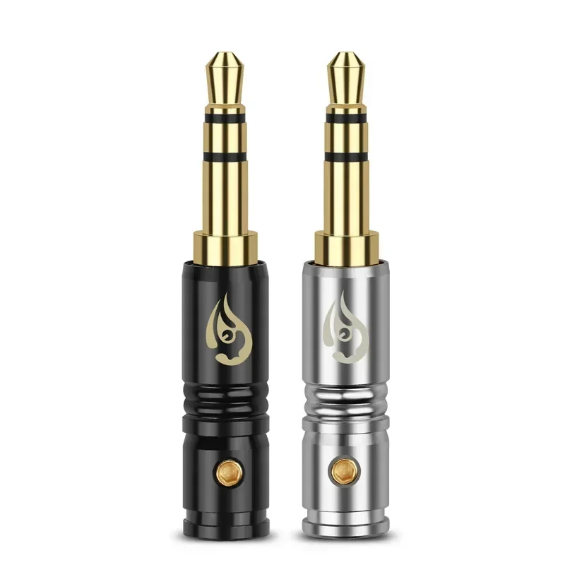 Audio Plug 3.5 Jack Consumer Electronics 2 3 4 Pole Mono Plugs Gold Plated Copper Speaker Terminal 3.5mm Connector Black Silver