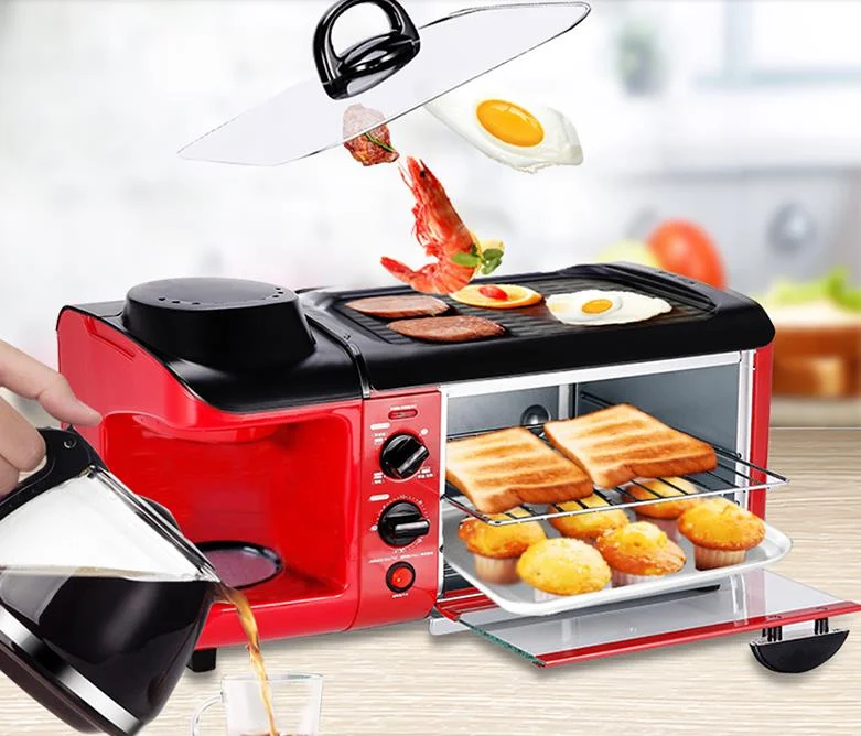 Tsk-2871 EUPA 3in1 gospodarstwa domowego urządzenie do robienia śniadania maszyna do chleba prażalnik kawy urządzenie śniadaniowe domu piekarnik elektryczny 220-230-240v