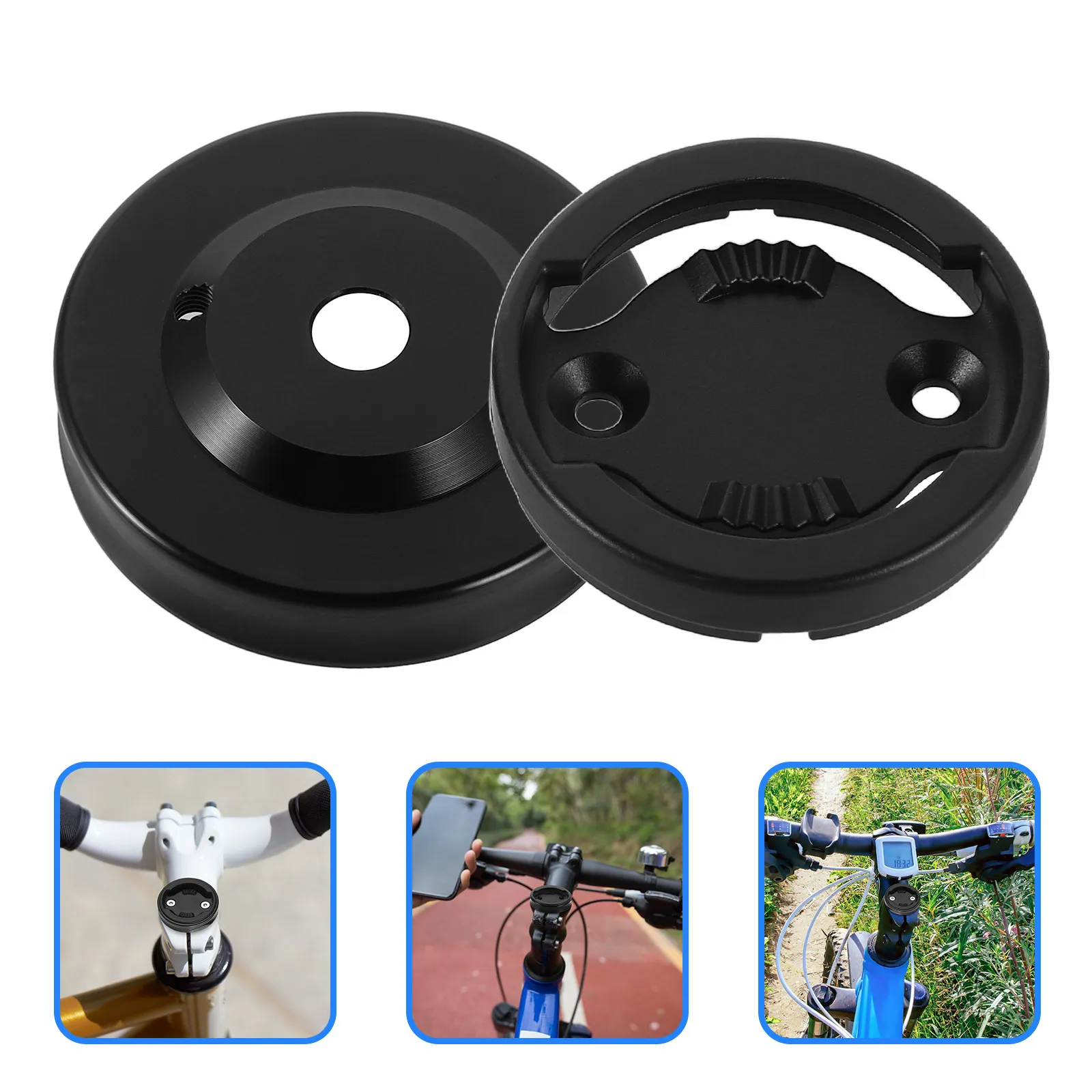 

1Set Aluminum Alloy Bicycle Headset Cap Stem Cover Screw Mountain Bike Cycling Computer Mount Holder Gaming Headset Stand
