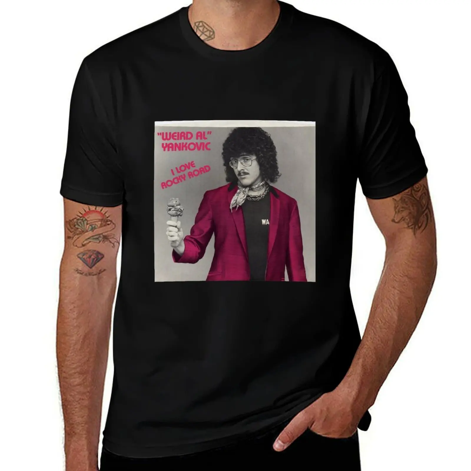 The Weirdly Enduring Appeal of Weird Al Yankovic T-Shirt Simple Solid Color Crew Neck Tee
