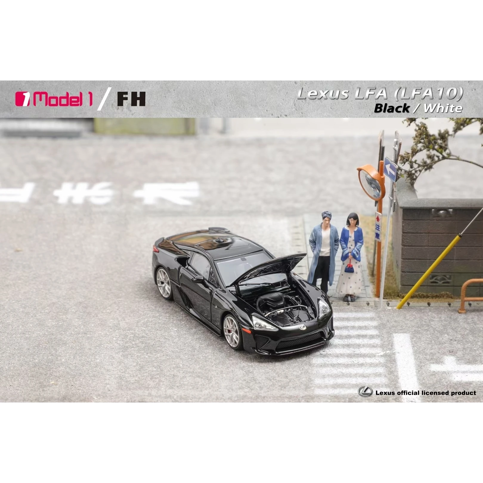 Instock Focal Horizon FH 1:64 LFA Coupe with Open Cover