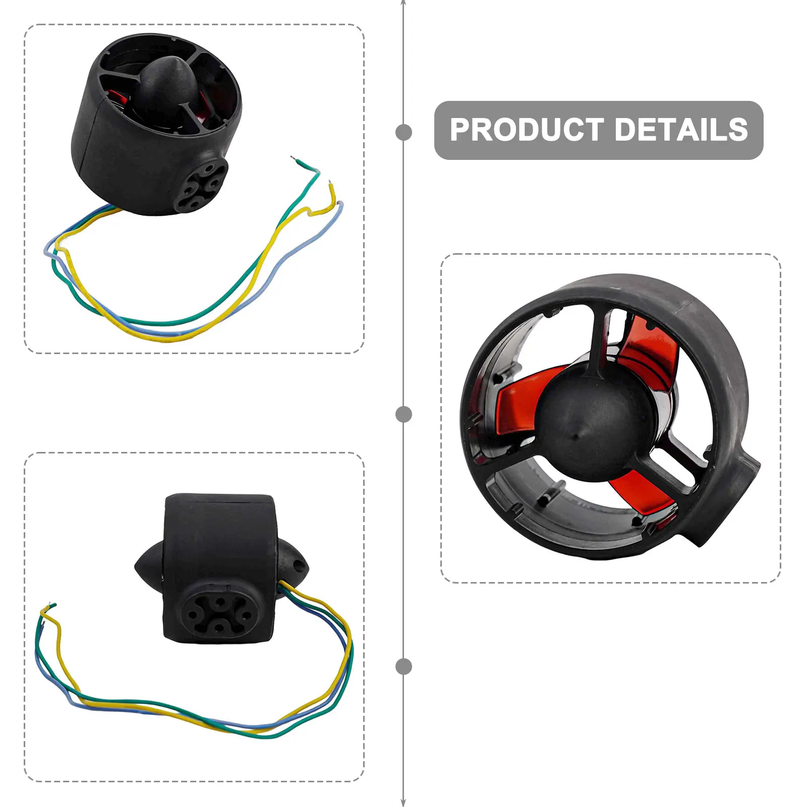 For Underwater Robots 12V-24V Thruster Brushless Motor Underwater Use Clockwise Propeller Counterclockwise Propeller