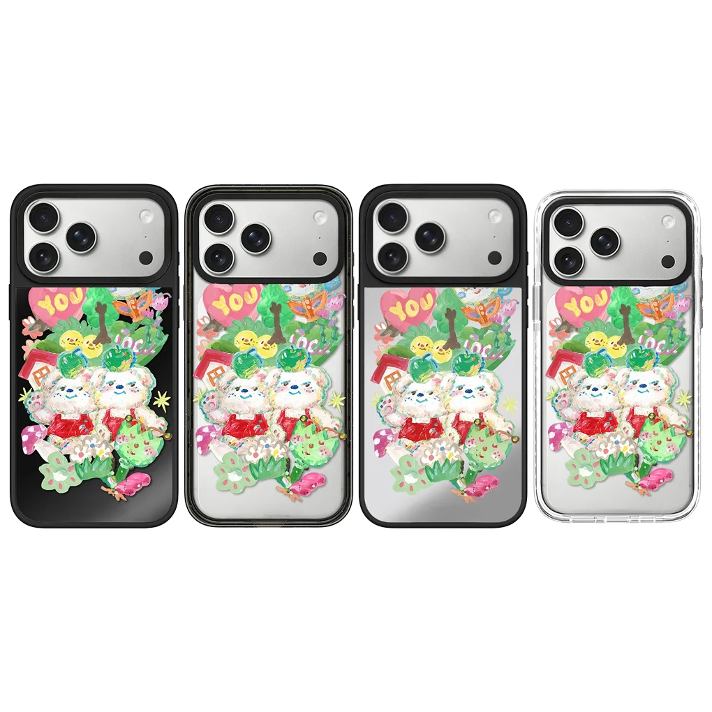 

511066 Mirror / Acrylic Magnetic Case: Compatible With IPhone 17 16 15 14 13 12 Pro Max 17 Air
