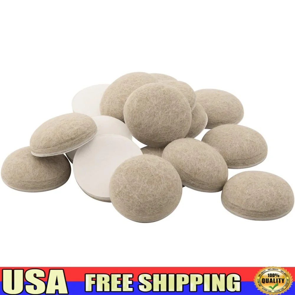 

Durable Extended Wear Felt Furniture Pads Scratch Proof Design Self Stick Adhesive Easy Installation 16 Piece Set Hard Surfaces