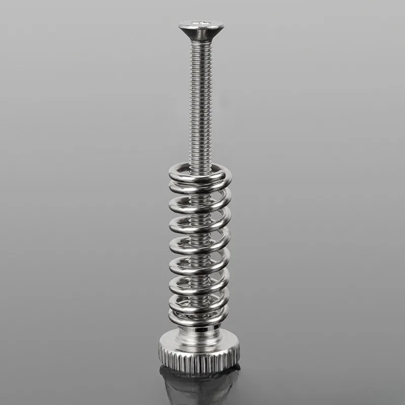 

3D Printer Leveling Kit M3 Screws Leveling Springs Adjustment Knobs Set High Stability Easy Calibration Durable Construction