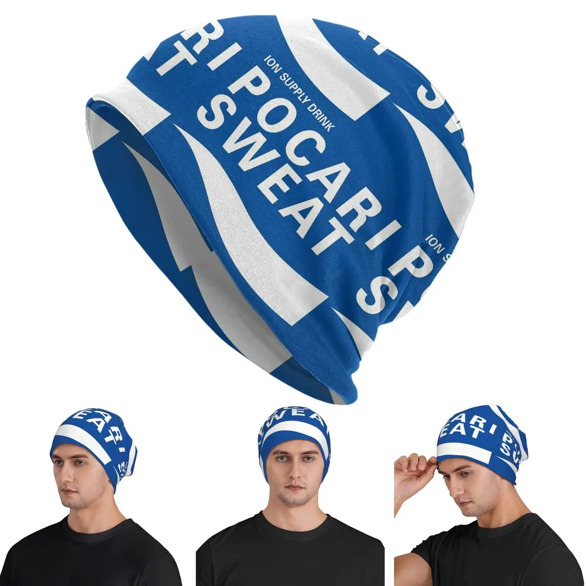 Just Some Pocari Sweat Merch Warm Knitted Cap Hip Hop Bonnet Hat Autumn Winter Outdoor Beanies Hats for Men Women Adult