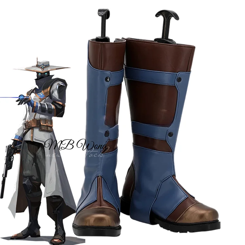 

Game VALORANT Cypher Cosplay Shoes Boot Anime Sentinel Role Play Halloween Carnival Party Outfit Christmas Custom Made Women Men