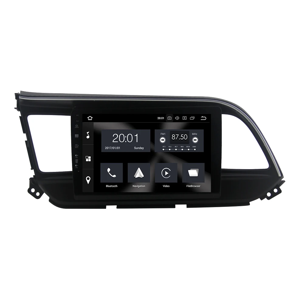 9'' Android 10.0 PX6 4+64G car dvd Elantra 2019 car dvd player radio GPS multimedia navigation DAB DSP