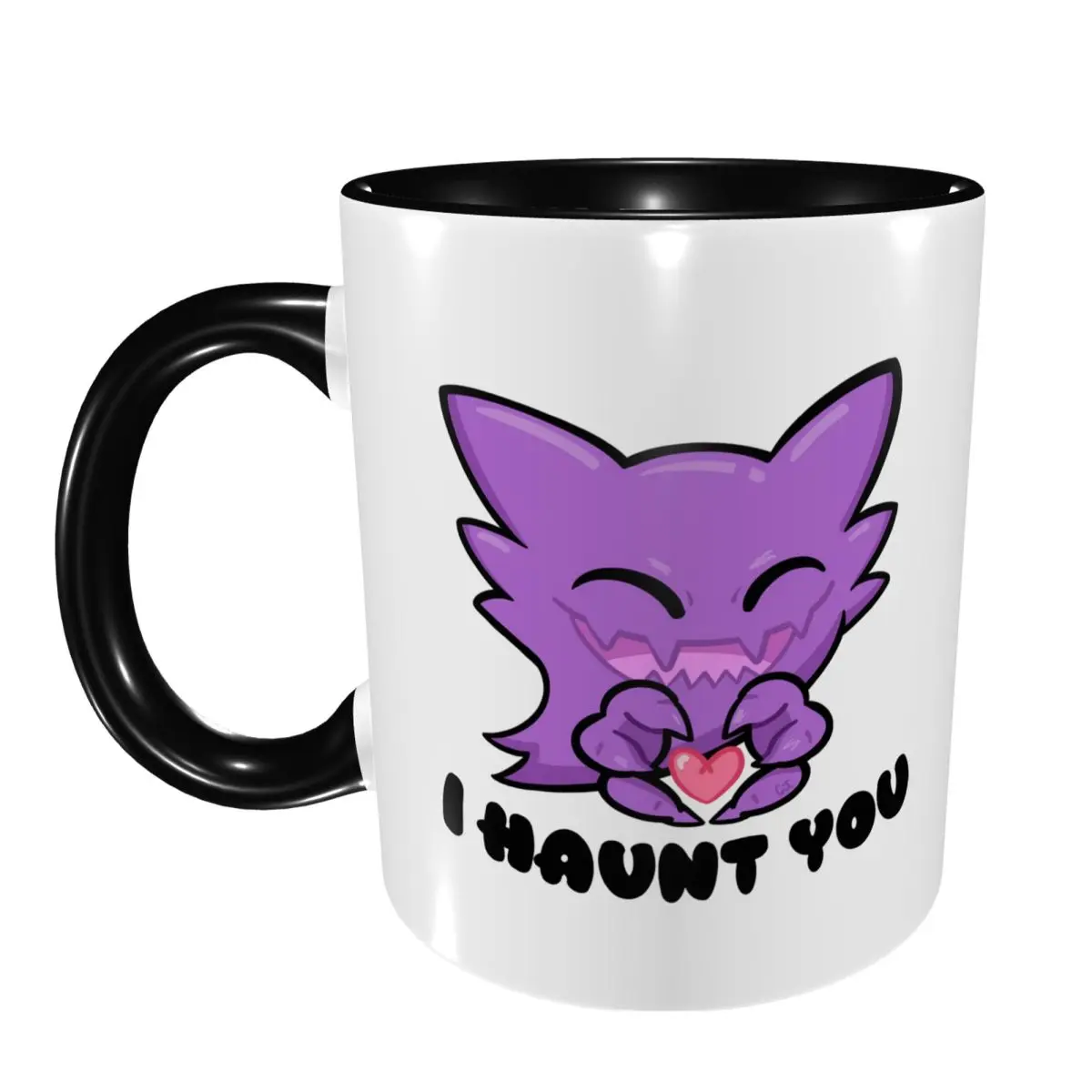 Haunter I Haunt You Mug Funny Ceramic Coffee Cups Tea Mugs Milk Cup Drinkware Gift for Woman Man