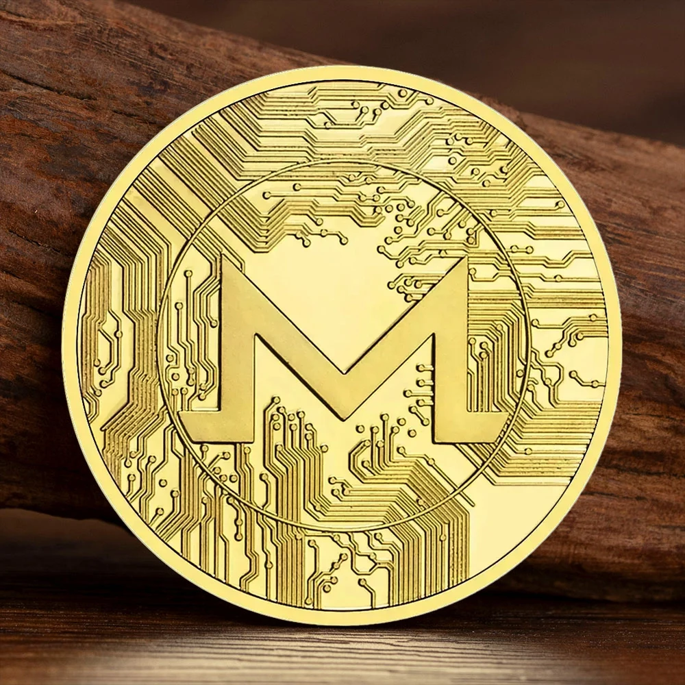 Gold Plated Bitcoin Ada Monroe Virtual Souvenir Coin Crypto Currency Commemorative Coins Home Decoration