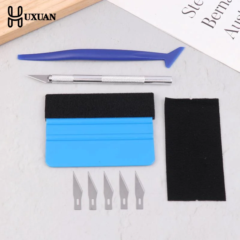 

Car Wrapping Vinyl Tool Kit Window Film Tint Tools Car Wrap Sticks Edge Trimming Squeegee Tinting Felt Edge Squeegee Tools Kit