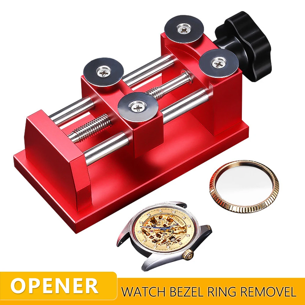 Средство для снятия безеля, средство для снятия безеля часов, 4 круглых лезвия, открывалка, инструмент для часовщика, инструмент для ремонта, обслуживания, инструмент для удаления перегородки безеля часов