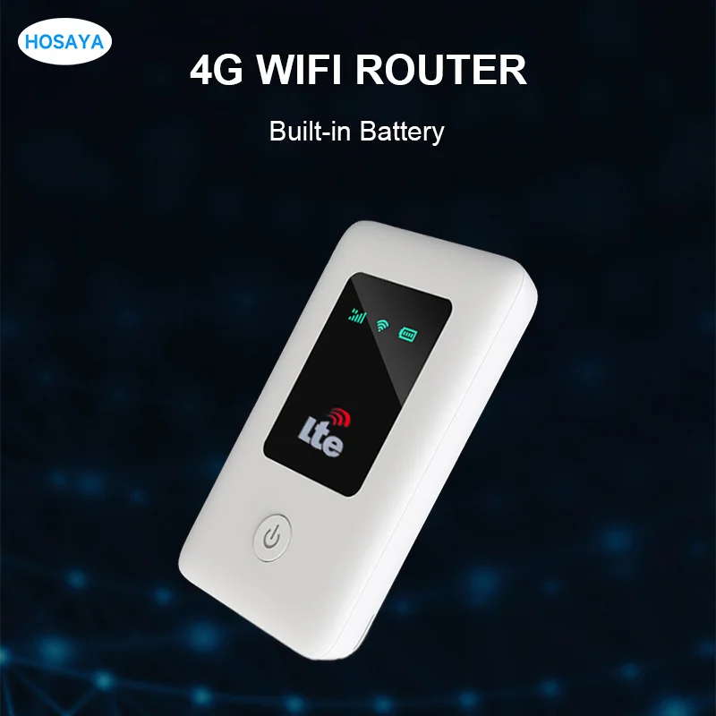 Router 4G Wireless lte wifi modem Sim Card Router MIFI pocket hotspot batteria integrata WiFi portatile