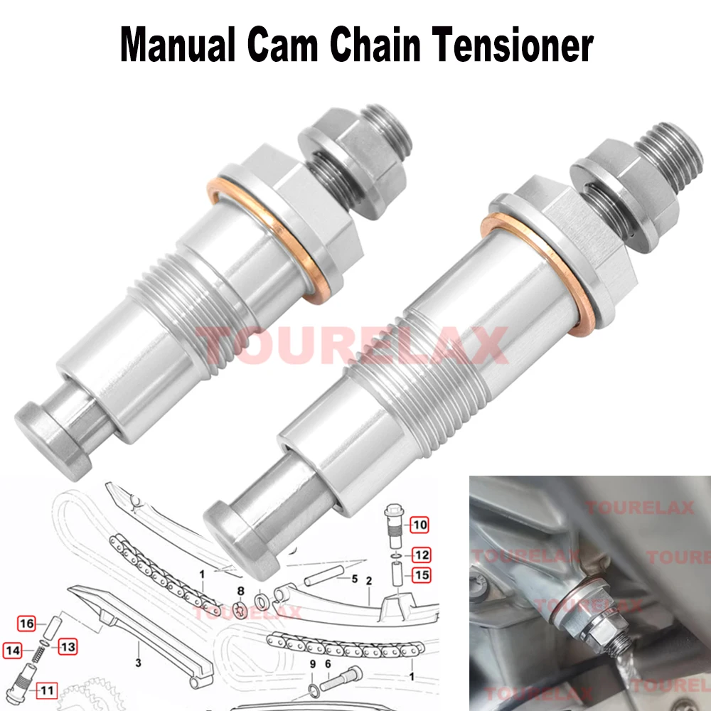 Manual Cam Timing Chain Tensioner Adjuster For BMW R1200 C/CL, R1150 GS/GS Adv/R/RS/RT, R1100 GS/R/RS/RT/S, R900R, R850GS/R/RT/C