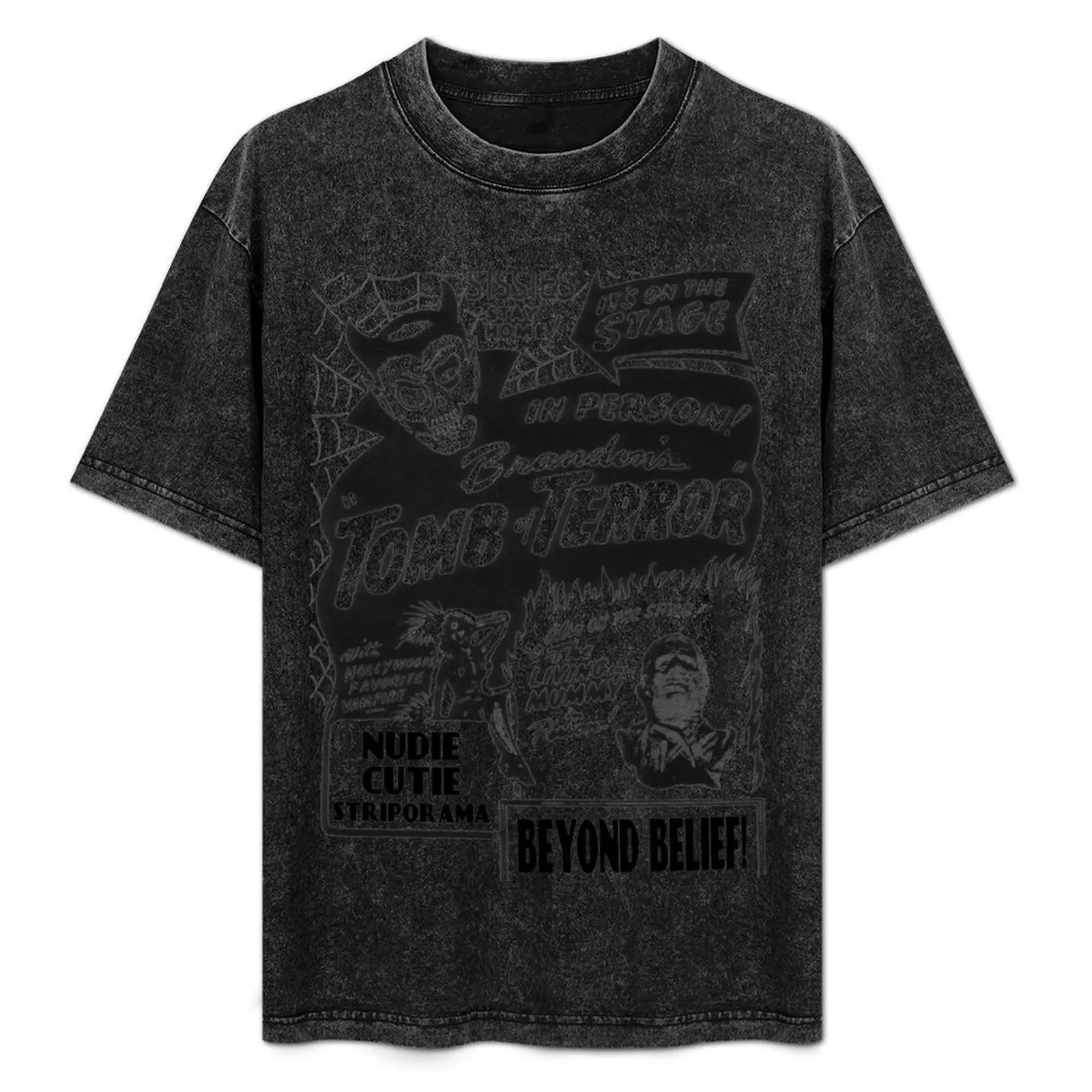 

Tomb of Terror! T-Shirt Soft Casual Short Sleeve Cotton Tee
