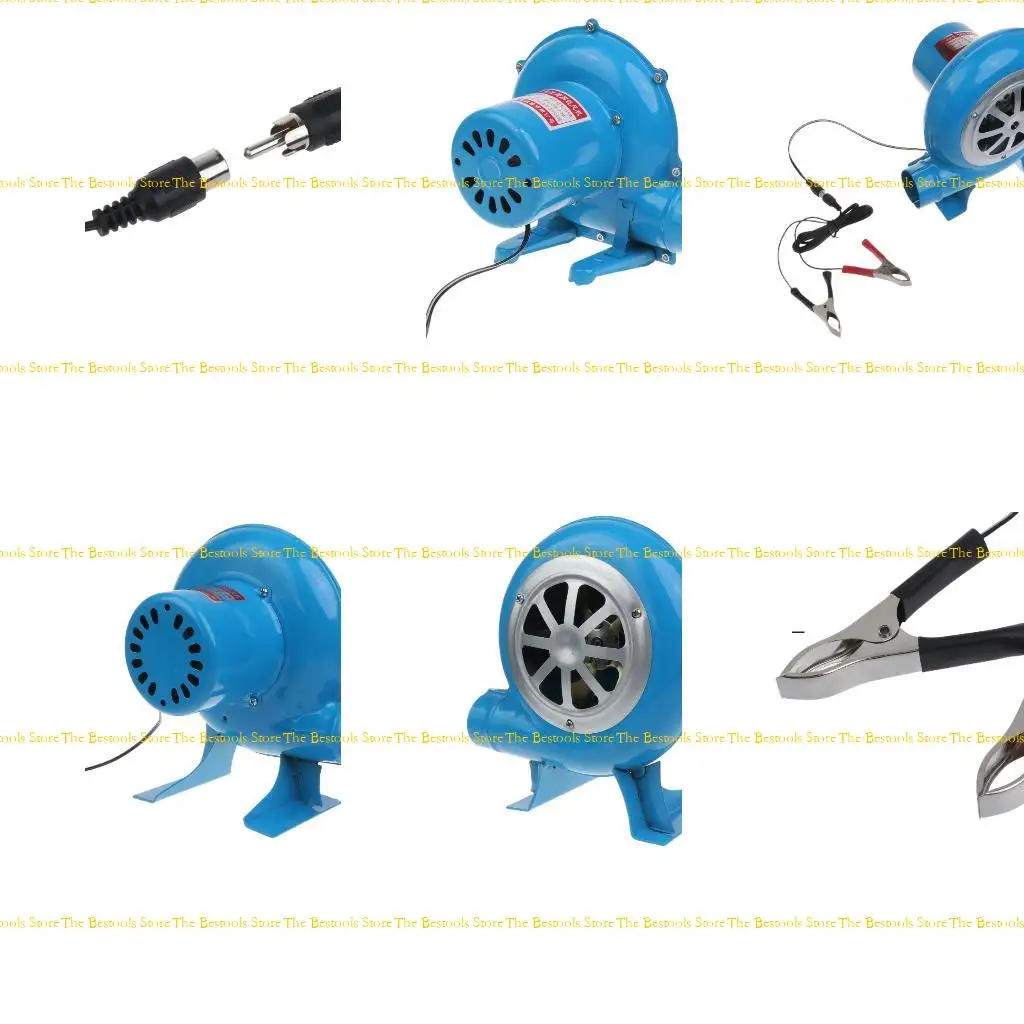 

12PF BBQ Blower Charcoal Chimney Starter BBQ Fan, Smoker Fan,Electric Blower Starter for Charcoal, 2m for DC Clip Cord