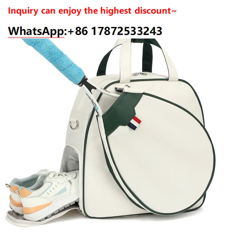 Tennis bag 2026 new large capacity and high-value women's single shoulder crossbody badminton bag