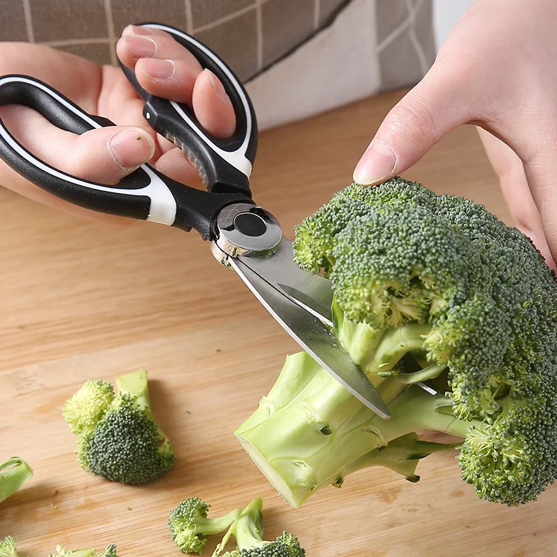 Stainless Steel Scissors Multipurpose Purpose Shears Tool for Meat Vegetable Barbecue Tool Cut Garden Kitchen Supplies