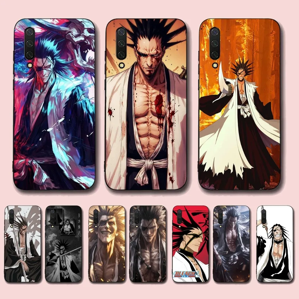 Kenpachi Zaraki Anime B-Bleach Phone Case For Xiaomi Mi 5X 8 9 10 11 12 Lite Pro 10T PocoX3pro PocoM3 Note 10 Pro Lite