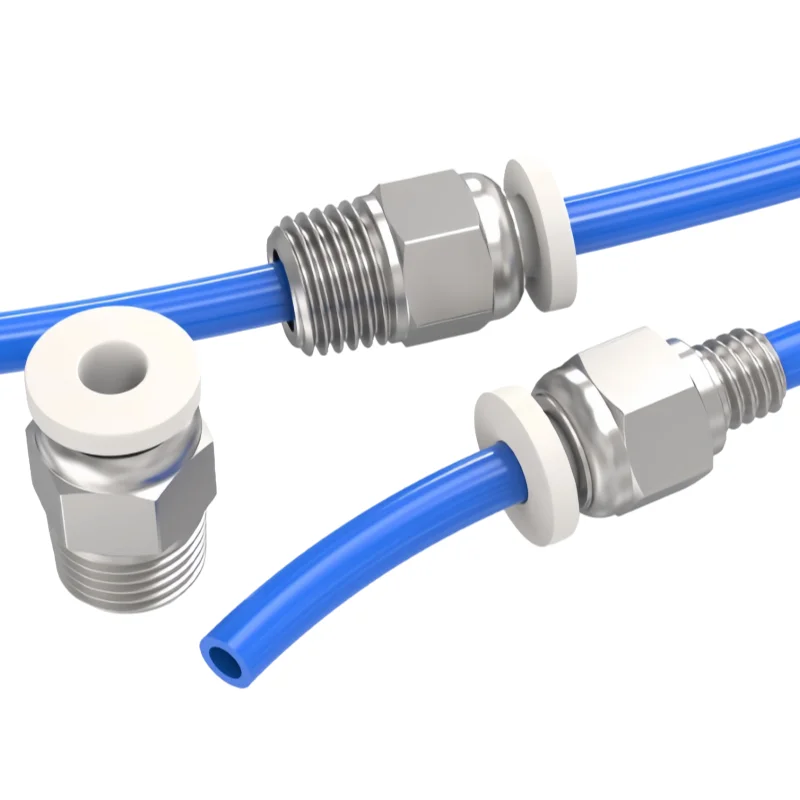 

1/10/30Pcs PC4-M6 PC4-01 pc6-01 3D Printer Connector, Pneumatic Push Fit Coupler M4 Thread for 1.75mm Bowden Tube E3D V6 Hotend