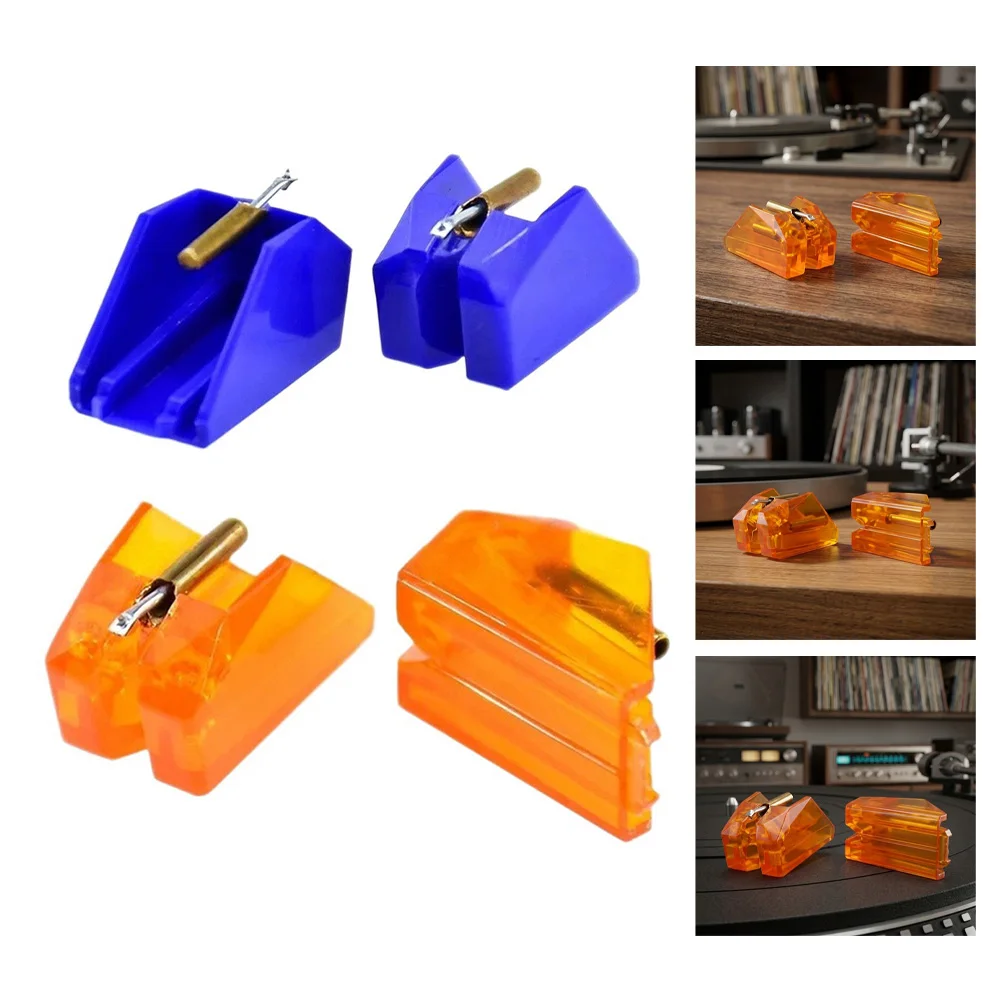 Orange Blue Replacement Needle For EPS24CS EPS25CS Turntable Phonograph Cartridge For For Panasonic For Technics LP Vinyl