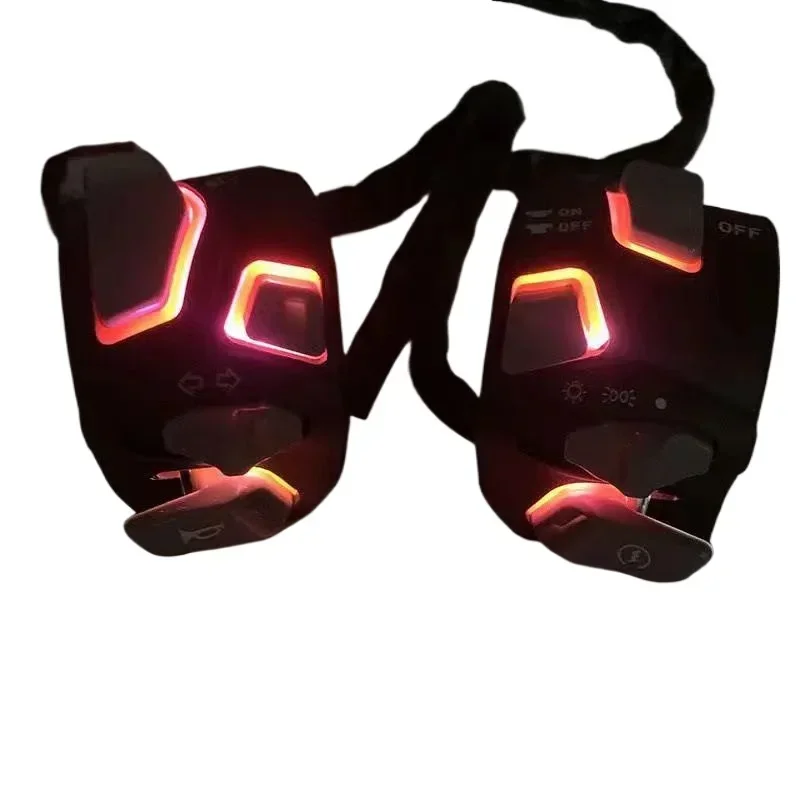 

Universal luminous switch for motorcycle and electric vehicles Maverick N1S Long 600 No. 9 E series direct modification switch