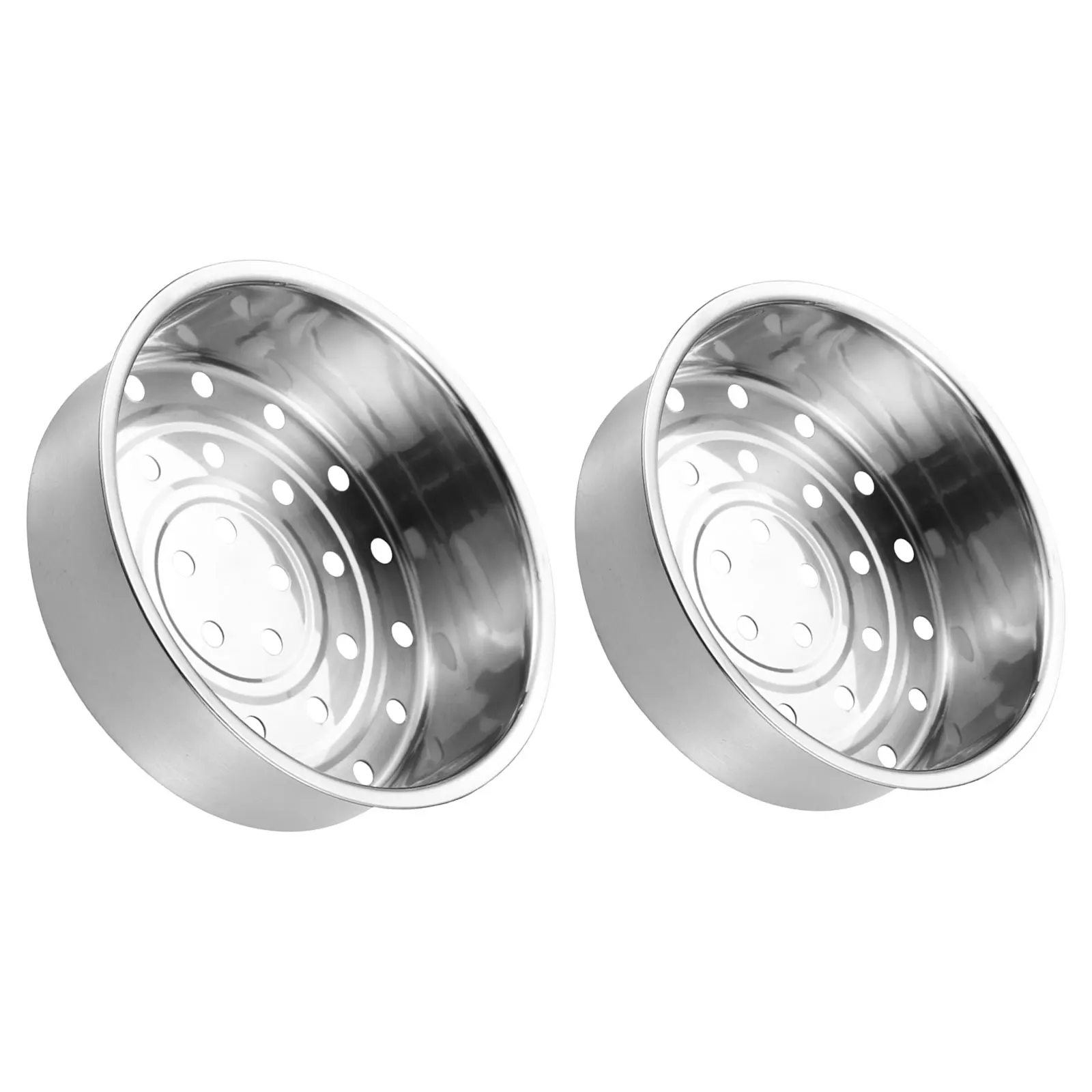 

2Pcs 20Cm 22.5cm Stainless Steel Steam Basket - Versatile Steamer Basket Rack Set - Ideal Steamer Tray for Pot Corn Potatoes and