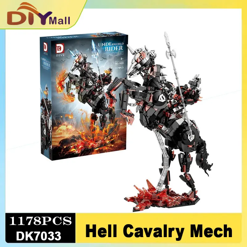 

Deke 7033 Hell Battle Cavalry Mech Warrior DIY Building Blocks Toy Compatible with Legoeds Perfect Gift for Kids Collectors