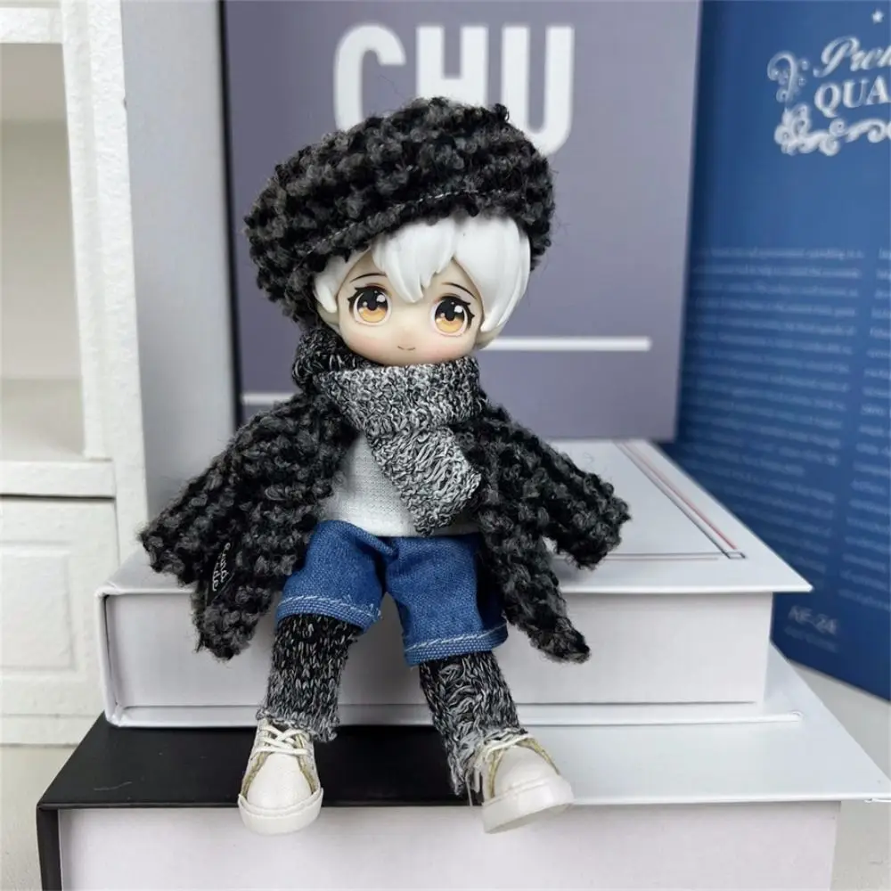 

6Pcs New Handmade BJD Clothes DIY Cool Cotton Clothes OB11 Clothes