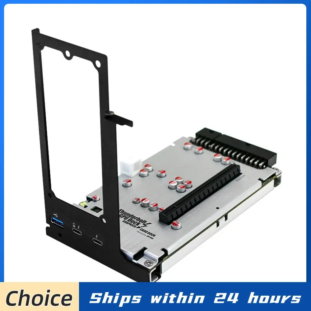 

Док-станция для видеокарты TH3P4G3 Mini GPU, внешняя док-станция с поддержкой Thunderbolt 40 Гбит/с для подключения внешней видеокарты к ноутбуку