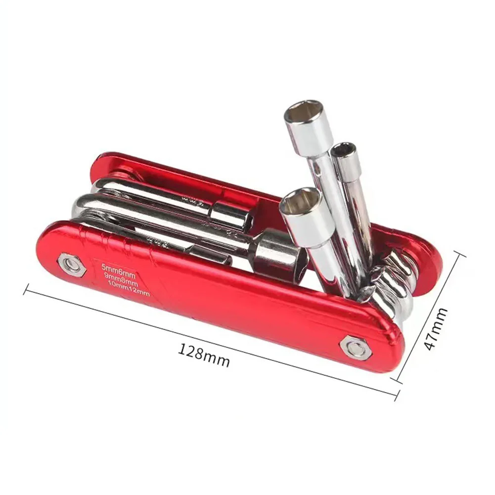

For Mechanical Maintenance Folding Socket Wrench Home And Outdoor Use 5mm To 12mm Sizes Compact And Lightweight