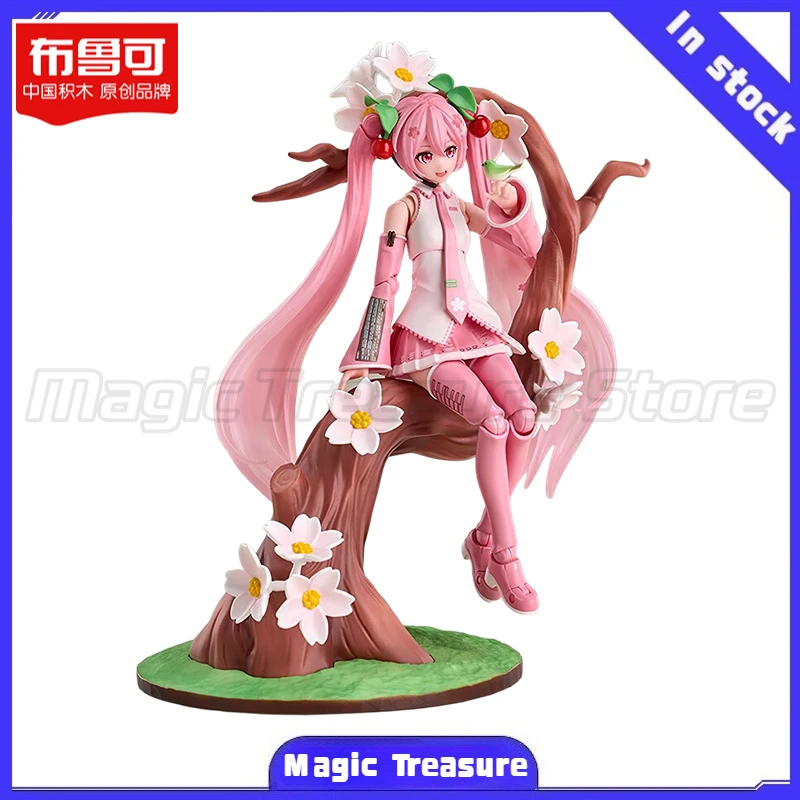【mt】figurine-originale-brook-building-block-miracle-versio-sakura-future-hatsune-miku-collection-de-figurines-d'action
