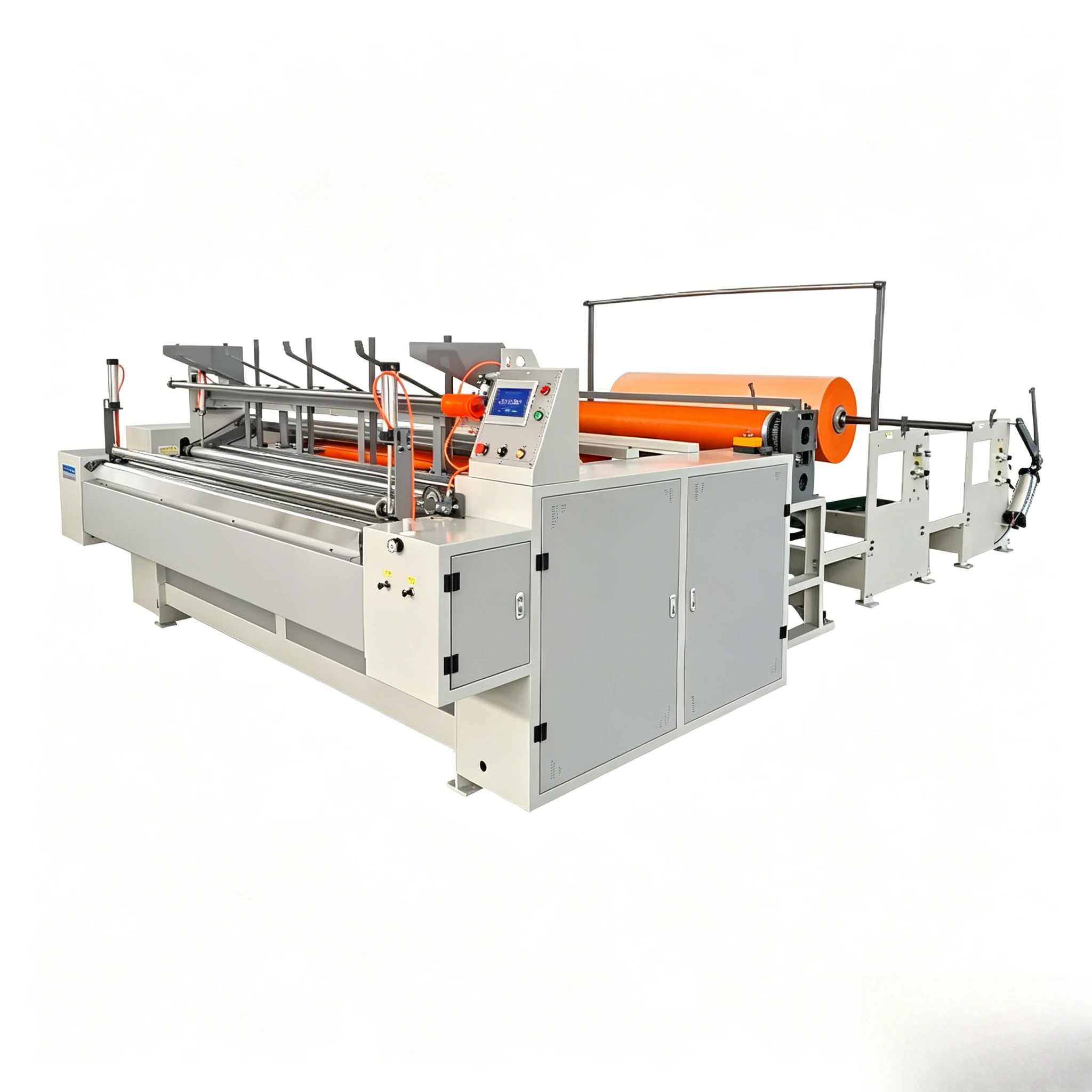 Automatic Sanitary Toliet Paper Making Machine Electric Kitchen Roll Machine for Toilet Paper Roll Slitter Rewinder Machine