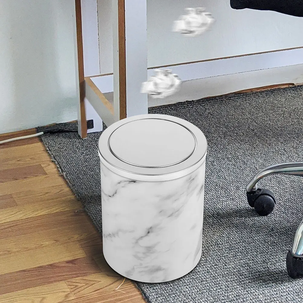 

2pcs Stainless Steel Countertop Trash Lid Recessed Swing Cover .5~24Cm Openings For Kitchen Bathroom Space-Saving Odor