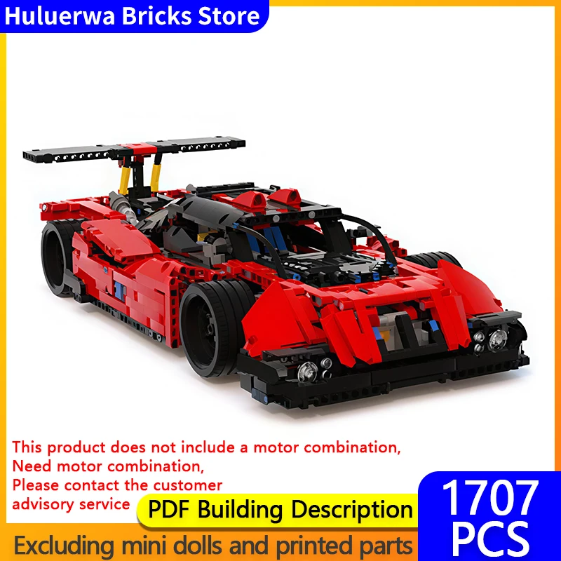 

Speed Racing Car Model MOC Building Bricks 24Hour IMSA Le Mans Modular Technology Gifts Holiday Assemble Children Toys Suit
