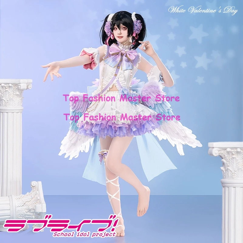 

Love Live Yazawa Nico Cosplay Costume Valentine Sweet Dress, Halloween Carnival Party Outfit