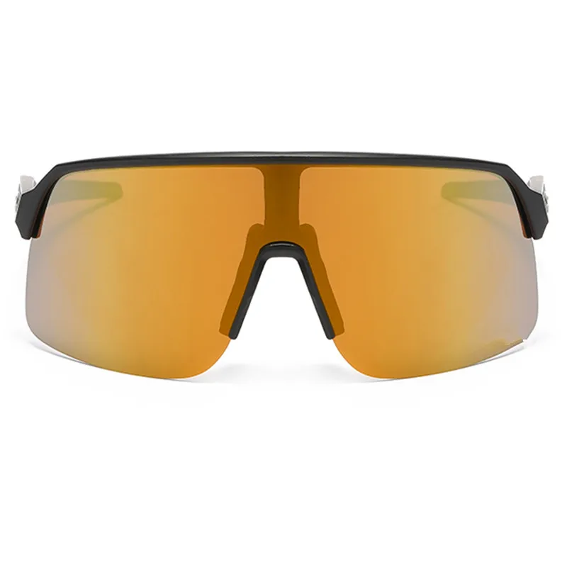 Gafas de sol deportivas para hombre y mujer, lentes polarizadas de medio Marco, clásicas, UV400