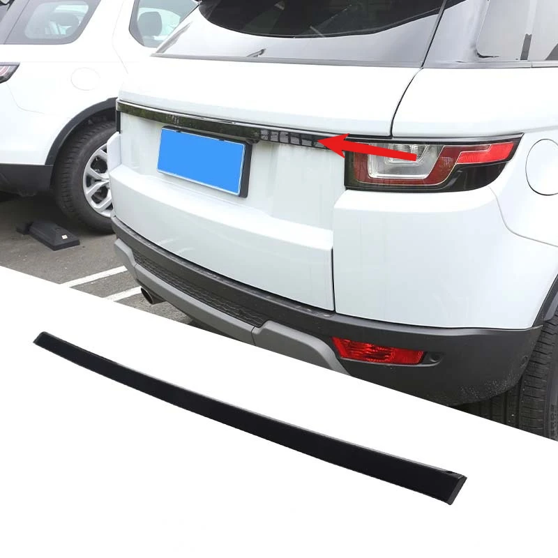 

Декоративная накладка на крышку багажника для Land Rover Range Rover Evoque 2012-2018, ABS, глянцевый черный цвет, аксессуар для задней части автомобиля.